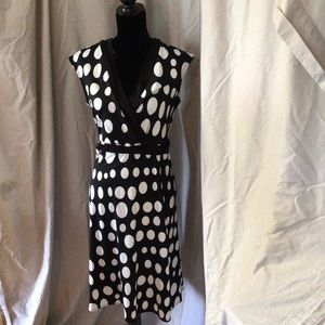 Studio AA Black with white polka dots dress Perfect for Summer vacation